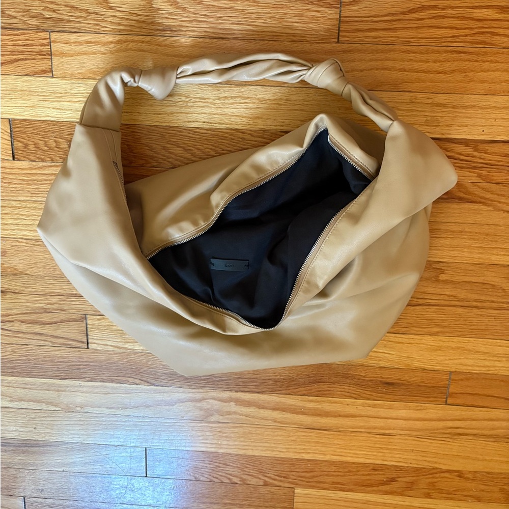 Mango Tan Hobo Bag
